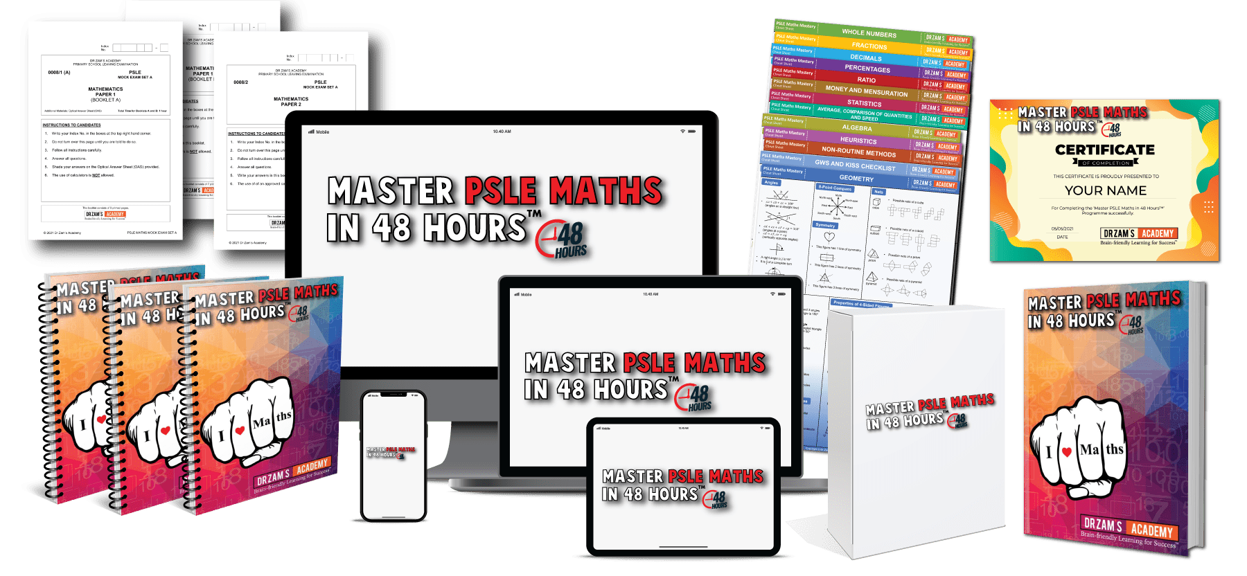 Master PSLE Maths in 48 Hours Programme Set Master PSLE Maths in 48 Hours Programme Set